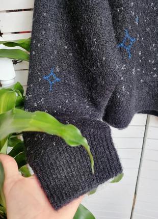 Объёмный свитер двойной вязки добротный качественный мохеровый3 фото