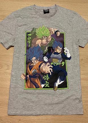 Футболка мерч аниме dragon ball vintage japan