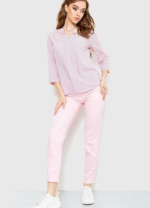 Блуза женская цвет розовый3 фото
