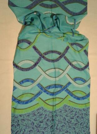Шаль kenzo шарф подписной яркий весенний накидка+200 шарфов платков на странице5 фото