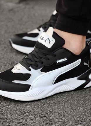 Кросівки чоловічі puma black and white