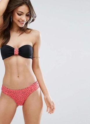 Роздільний купальник горох/ купальник топ