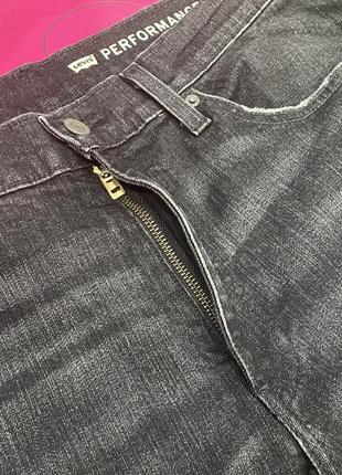 Завужені стрейч джинси з фабричним потертостями levis 511 performance10 фото