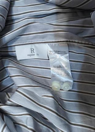 Рубашка стильная ermenegildo zegna, на запонки, cotton, отл сост!5 фото