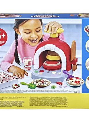 Игровой набор для лепки play-doh kitchen creations pizza oven пластилин плей-до «печем пиццу»8 фото