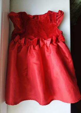 Шикарное мега-качественное ярко-красное платье