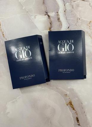 Giorgio armani acqua di gio profondo парфумована вода1 фото