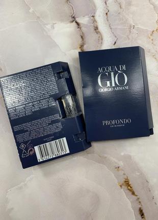 Giorgio armani acqua di gio profondo парфумована вода3 фото