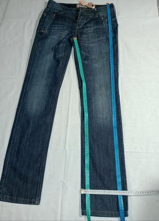 Женские джинсы широкие клешь фирменные с карманами фирменные4 фото