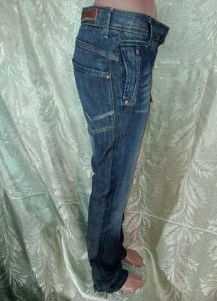 Женские джинсы широкие клешь фирменные с карманами фирменные8 фото