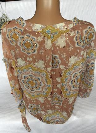 Шикарная  нежная шелковая блуза3 фото