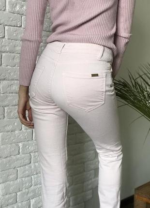 Светло розовые джинсы zara basic2 фото