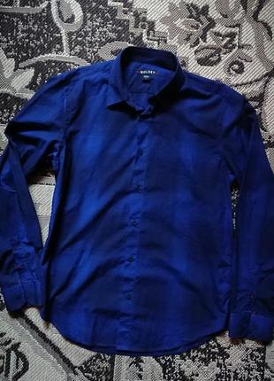 Фирменная английская хлопковая рубашка рубашка wolsey (matalan), новая, размер m-l.
