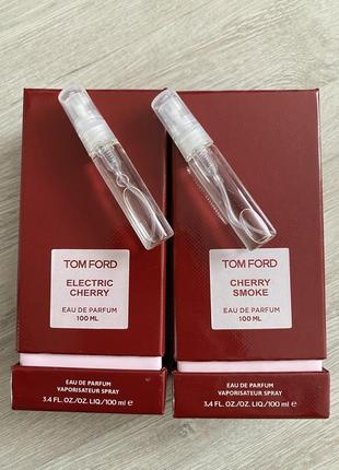 Tom ford cherry smoky/electric cherry 2шт по 5 мл