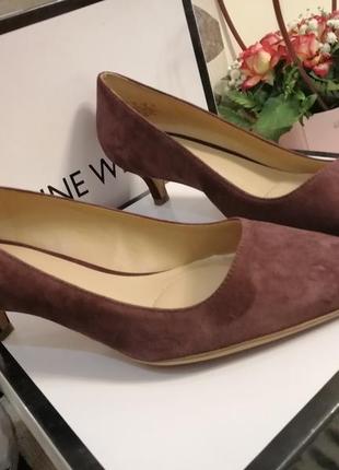 Туфли женские nine west  из натуральной замши3 фото