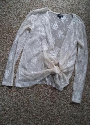 Красивый кардиган кофта блуза состояние новой р 83 фото