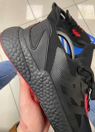 Текстильные кроссовки adidas x9000 l3 core black/red6 фото