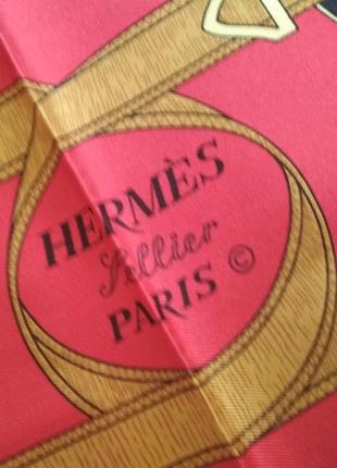 Hermes дуже красива шовкова  хустка, 💯% оригінал!8 фото