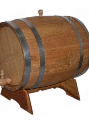 Бочка дубова для вина, коньяка, виски из дуба 20л1 фото