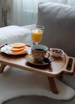 Кофейный столик поднос для завтраков1 фото