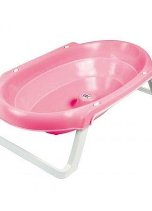 Ванночка дитяча анатомічна ok baby onda slim, колір рожевий (38955440)