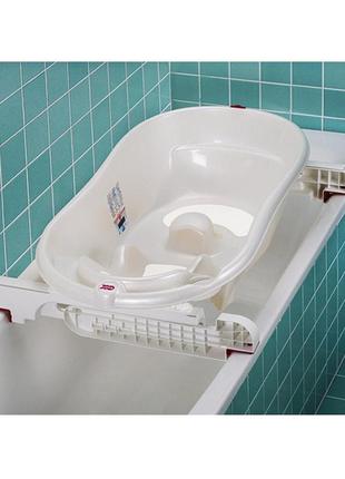 Ванночка детская с анатомической горкой и термодатчиком ok baby onda evolution, цвет...