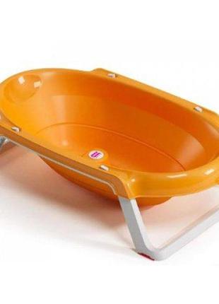 Ванночка дитяча анатомічна ok baby onda slim, колір оранжевий (38954540)