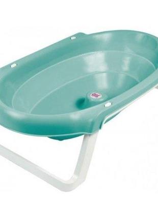 Ванночка дитяча анатомічна ok baby onda slim, колір бірюзовий (38957240)