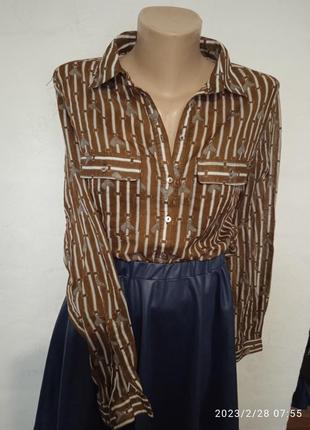 Базовая хлопковая блуза3 фото