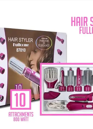 Многофункциональный стайлер для волос 10 в 1 hair styler 87010