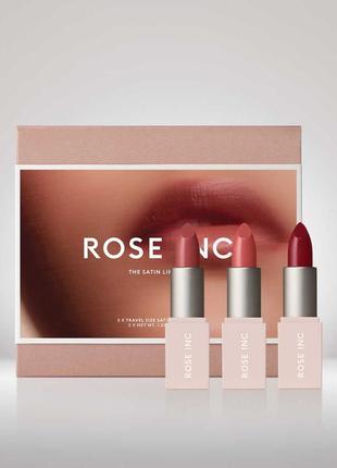 Roseinc lipstick trio set наборчик помад1 фото