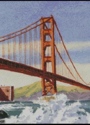 Набір для вишивки хрестиком. розмір: 45*35 см мост