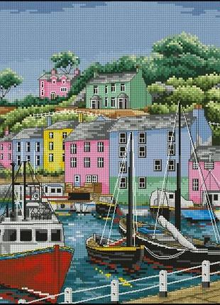Набір для вишивки хрестиком. розмір: 29*24 см харбор