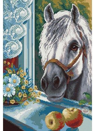 Набор для вышивания крестиком конь. размер: 22*8*33,8 см