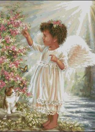 Набор для вышивки крестиком. размер: 60*60 см чудесное утро