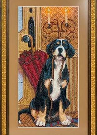 Набор для вышивания крестиком пес. размер: 17,8*33,8 см