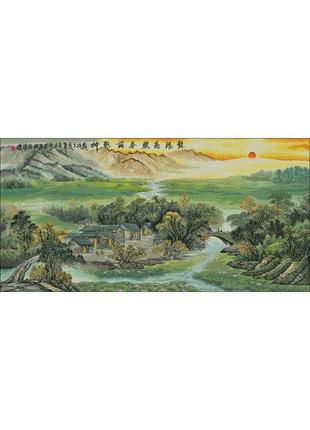 Набор для вышивки крестиком. размер: 104*52 см восточные красоты