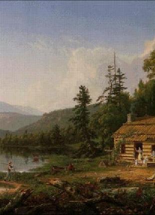 Набор для вышивки крестиком. размер: 64*42 см