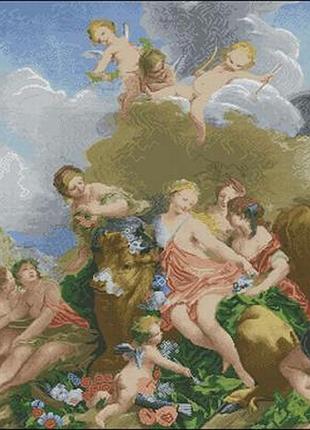 Набір для вишивки хрестиком. розмір:  60*51 см викрадення