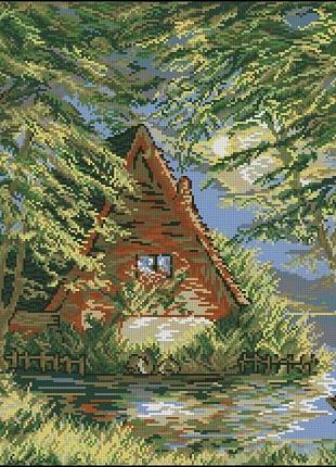 Набор для вышивки крестиком. размер: 42*32 см заросли