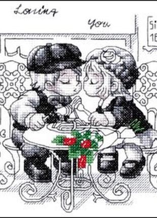 Набір для вишивання хрестиком любов. розмір: 13*13 см