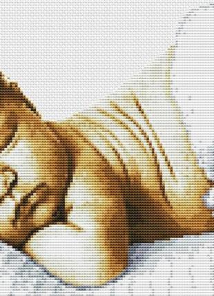 Набір для вишивання хрестиком немовля. розмір: 35*17,8 см