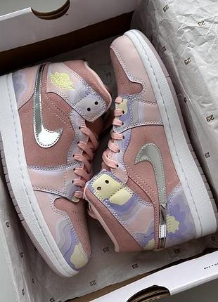 Кроссовки air jordan 1 mid se «p(her)spective’ cw6008-600