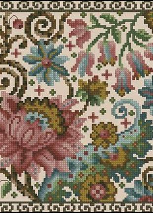 Набір для вишивки хрестиком. розмір:  40*40 см/17*17 см старовинний орнамент
