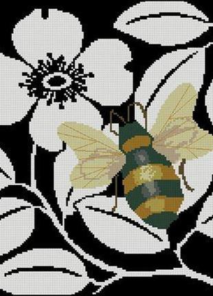 Набор для вышивки крестиком. размер: 40*40 см/26*26 см пчелка1 фото