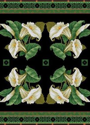 Набір для вишивки хрестиком. розмір:  40*40 см/28*28 см лілеї