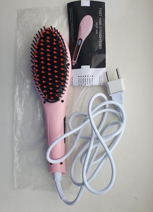 Гребінець-випрямляч fast hair straightener hqt-906