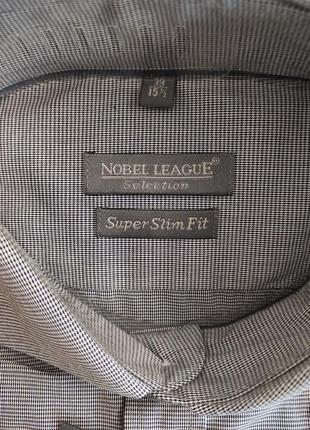 Рубашка мужская slim fit nobel league s(44/46) комбинированный (02145)4 фото