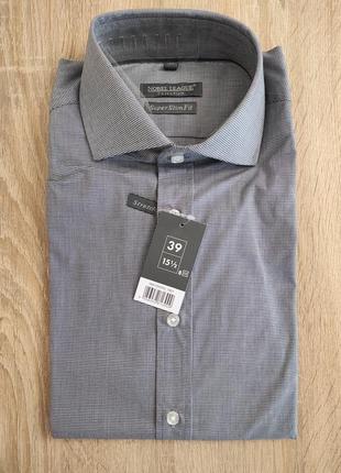 Рубашка мужская slim fit nobel league s(44/46) комбинированный (02145)3 фото