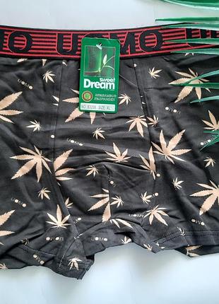 Труси боксери чоловічі бамбукові кольорові яскраві